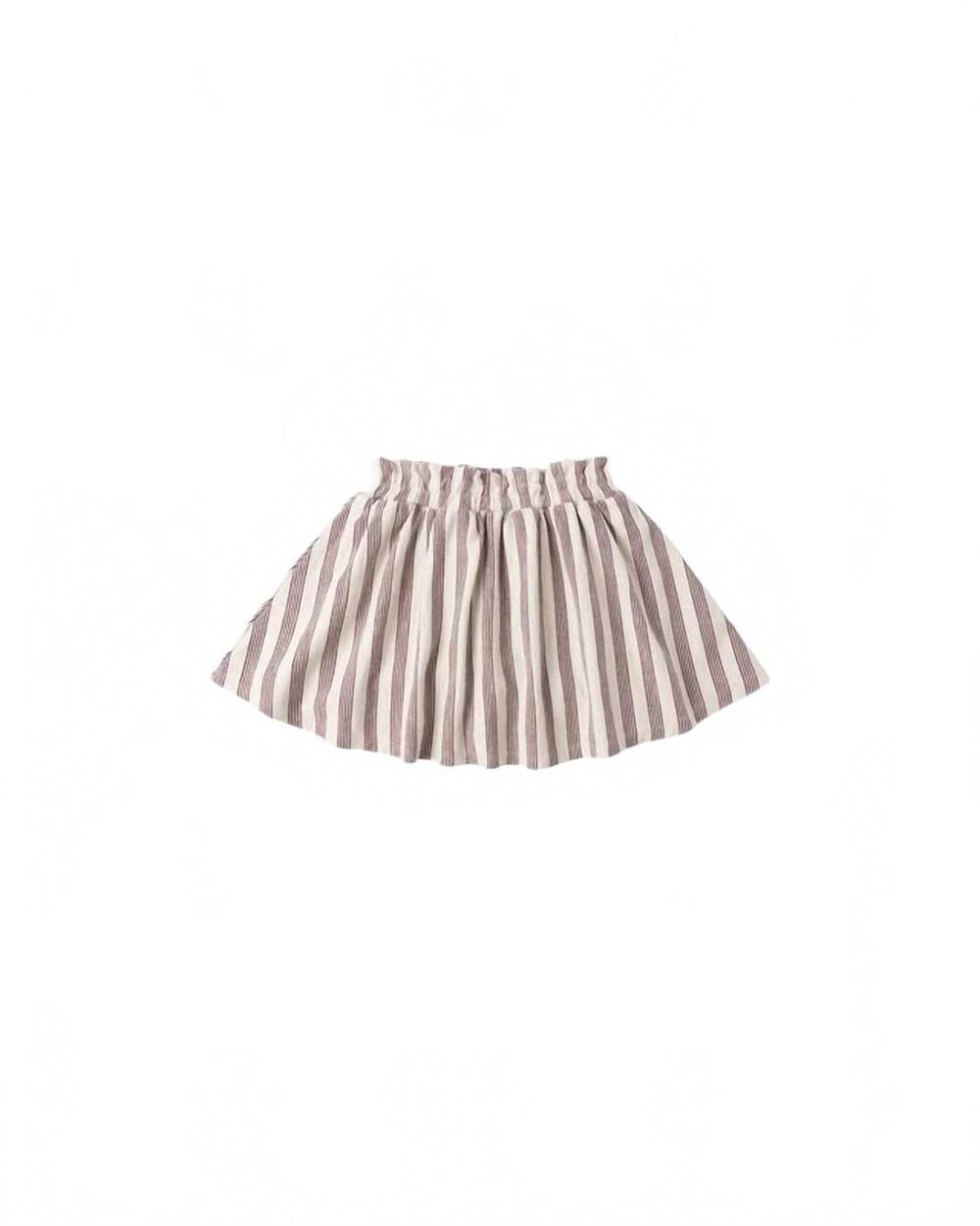 NEW RYLEE + CRU girls sasha skort in brown stripe